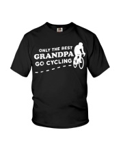 Grandfather Only The Best Grandpa Go Cycling Youth T-Shirt tile