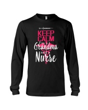 Grandmother Retired Grandma Keep Calm Long Sleeve Tee tile