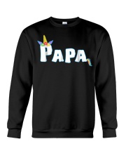 Grandfather Unicorn Papa Crewneck Sweatshirt tile