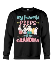 Grandmother My Favorite Peeps Call Me Grandma Crewneck Sweatshirt tile