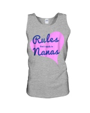 Grandmother Rules Nana Silly Humor Unisex Tank tile