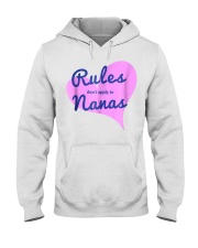 Grandmother Rules Nana Silly Humor Hooded Sweatshirt tile