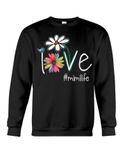 Grandmother Love Mimi Life Art Color Crewneck Sweatshirt tile