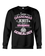 Grandmother Genealogy Knitting Grandma Novelty Crewneck Sweatshirt tile