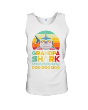 Grandfather Retro Vintage Grandpa Shark Doo Doo Unisex Tank tile