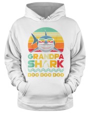 Grandfather Retro Vintage Grandpa Shark Doo Doo Hooded Sweatshirt apparel-hooded-sweatshirt-lifestyle-front-34