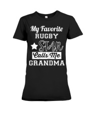 Grandmother My Favourite Rugby Union Star Premium Fit Ladies Tee tile