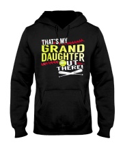 Grandfather My Granddaughter Baseball Hooded Sweatshirt front