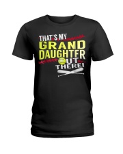 Grandfather My Granddaughter Baseball Ladies T-Shirt tile