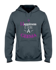Grandmother Happiness Is Being A Geema Grandma Hooded Sweatshirt front