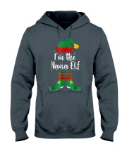 Grandmother I'm The Nana Elf Hooded Sweatshirt front
