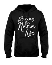 Grandmother Rocking The Nana Life Hooded Sweatshirt tile