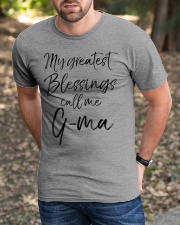Grandmother My Greatest Blessings Call Me G Ma Classic T-Shirt apparel-classic-tshirt-lifestyle-front-52