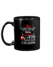 Grandmother Christmas Age Is Doen't Matter Mug back