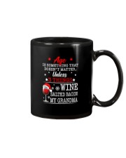 Grandmother Christmas Age Is Doen't Matter Mug front
