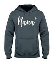 Grandmother Nana Times Four 4 Vintage Hooded Sweatshirt front
