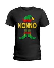 Grandmother Nonno Elf Christmas Ladies T-Shirt tile
