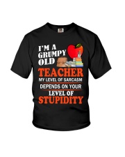 Grandparent- A Grumpy Old Teacher Youth T-Shirt tile