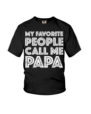 Grandfather My Favorite People Call Me Papa Youth T-Shirt tile