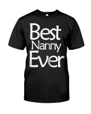 Grandmother Best Nanny Ever Christmas Classic T-Shirt tile