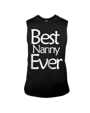 Grandmother Best Nanny Ever Christmas Sleeveless Tee tile