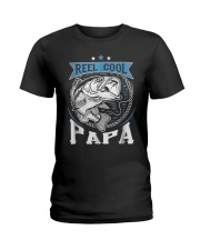 Grandfather Reel Cool Papa Tee For Fishing Ladies T-Shirt tile