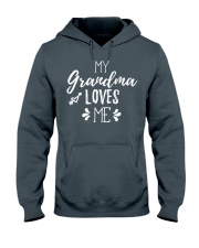 Grandmother Loves Me Hooded Sweatshirt front