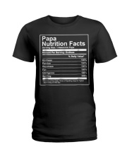 Grandfather Papa Nutritional Facts Ladies T-Shirt tile