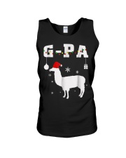 Grandfather Christmas Llama G Pa Grandpa Alpaca Unisex Tank tile
