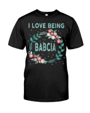 Tshirt Grandmother I Love Being Babcia Classic T-Shirt tile