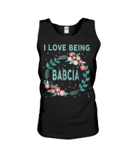Tshirt Grandmother I Love Being Babcia Unisex Tank tile