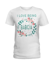 Tshirt Grandmother I Love Being Babcia Ladies T-Shirt tile