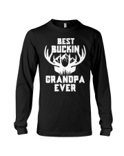 Grandfather Best Buckin Grandpa Ever Long Sleeve Tee tile