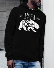 Grandfather Papa Bear Fathers Day Hooded Sweatshirt apparel-hooded-sweatshirt-lifestyle-front-19