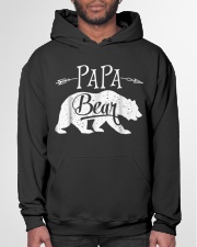 Grandfather Papa Bear Fathers Day Hooded Sweatshirt garment-hooded-sweatshirt-front-03