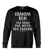 Grandfather Ron The Man The Myth The Legend Crewneck Sweatshirt tile