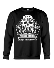 Grandfather I M A Biker Grandpa Crewneck Sweatshirt tile