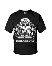 Grandfather I M A Biker Grandpa Youth T-Shirt tile
