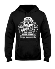 Grandfather I M A Biker Grandpa Hooded Sweatshirt front