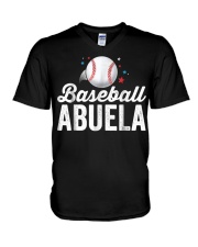 Tshirt Grandmother Baseball Abuela V-Neck T-Shirt tile