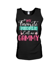 Grandmother My Favorite People Call Me Gammy Unisex Tank tile