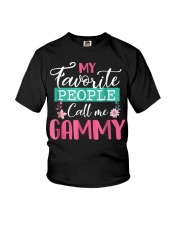 Grandmother My Favorite People Call Me Gammy Youth T-Shirt tile