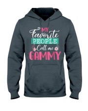 Grandmother My Favorite People Call Me Gammy Hooded Sweatshirt front
