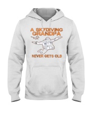 Grandfather Skydiving A Skydiving Never Gets Old Hooded Sweatshirt front