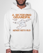 Grandfather Skydiving A Skydiving Never Gets Old Hooded Sweatshirt garment-hooded-sweatshirt-front-03