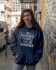 Grandmother My Favorite People Call Me Hamma Hooded Sweatshirt lifestyle-unisex-hoodie-front-1