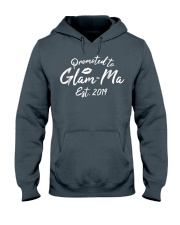Grandmother Promoted To Glam Ma Grandma Est 2019 Hooded Sweatshirt front