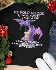 my four moods i need coffee i need a nap vacation Classic T-Shirt apparel-classic-tshirt-lifestyle-front-81