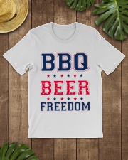 BBQ BEER FREEDOM Classic T-Shirt lifestyle-mens-crewneck-front-18