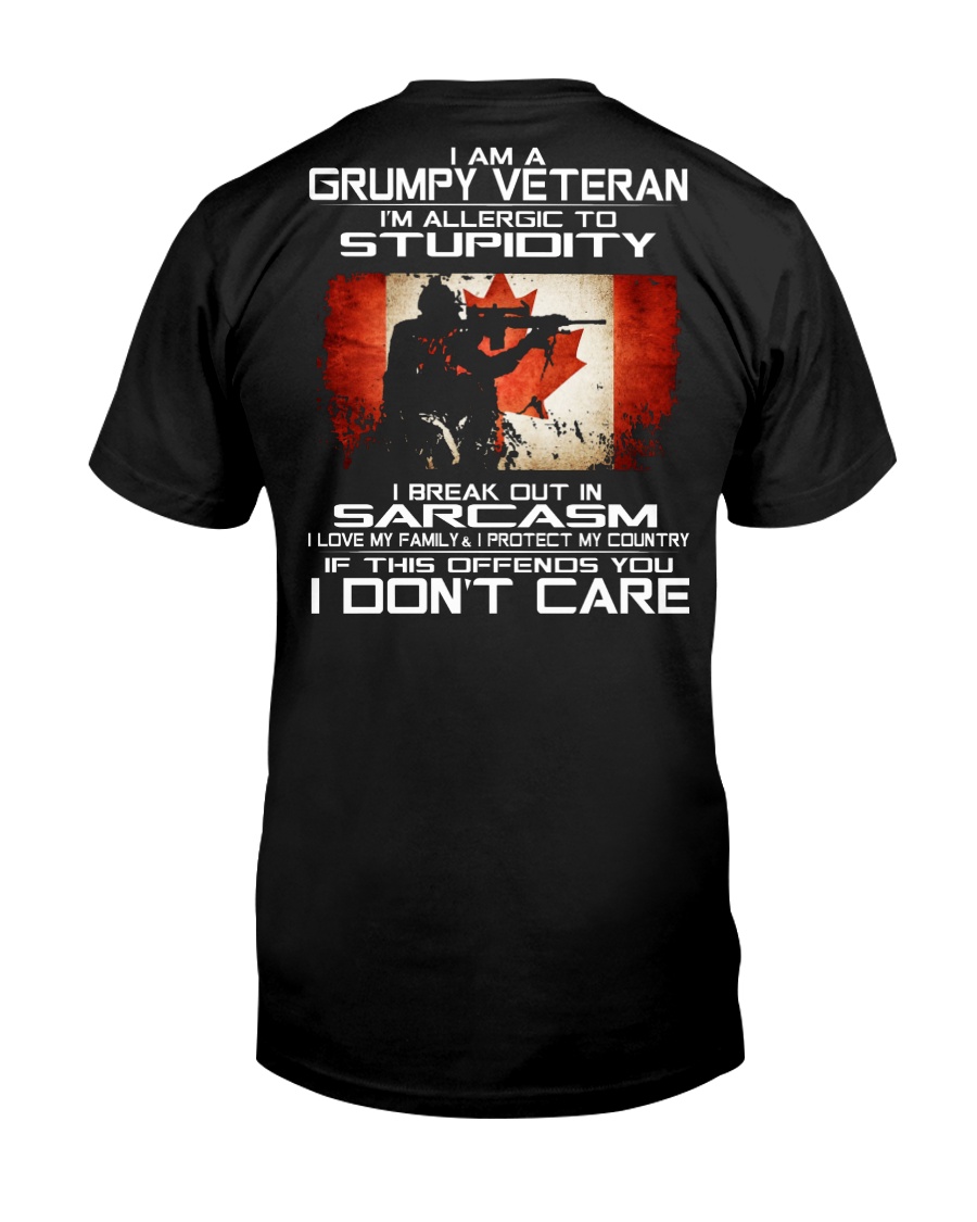 I'm A Grumpy Veteran - I Love My Family Classic T-Shirt